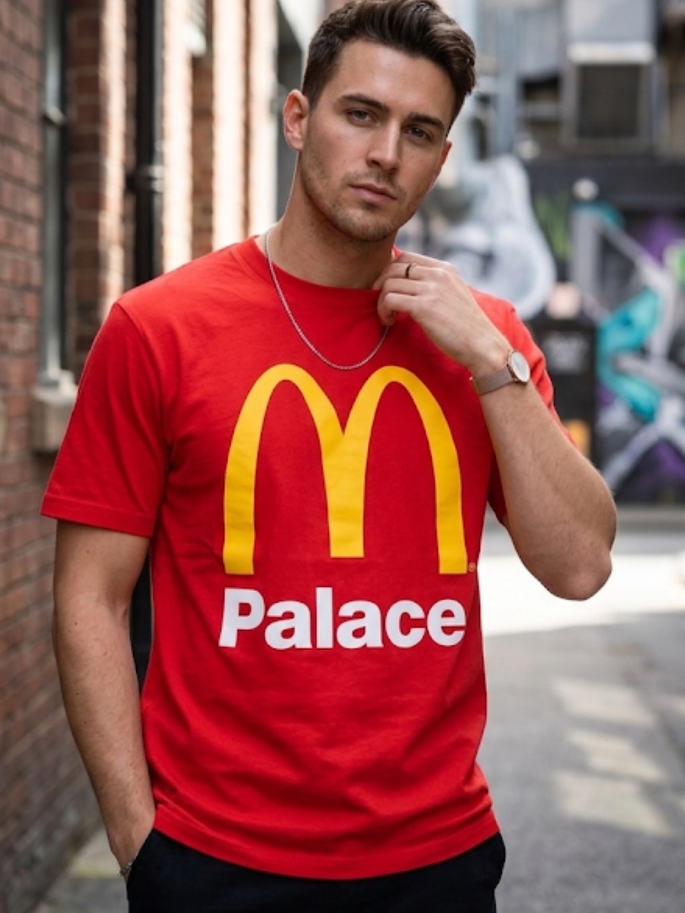 McDonald’s Palace Collab shirt men’s size small